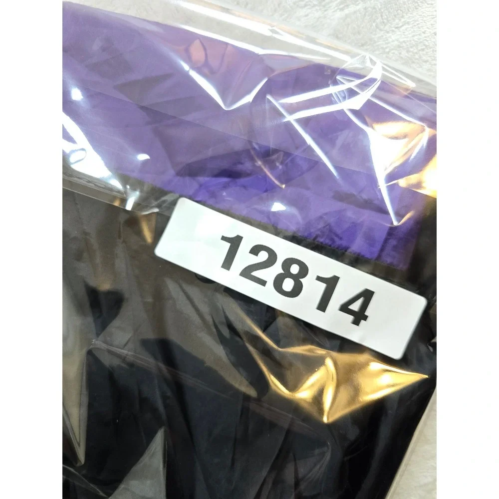 NBA Los Angeles Lakers Windbreaker Jacket Kids Medium 10-12 Purple Black 1/4 Zip